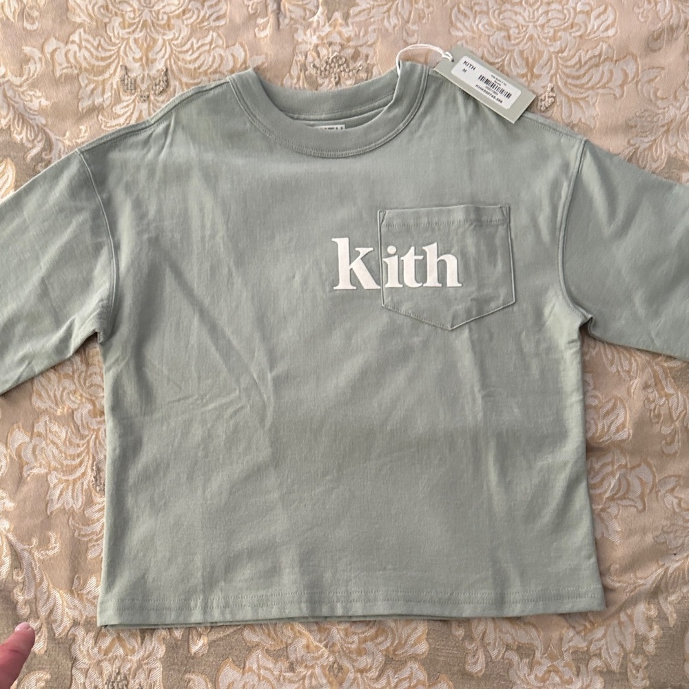Kith Kids Light Green Short Sleeve Tee - M